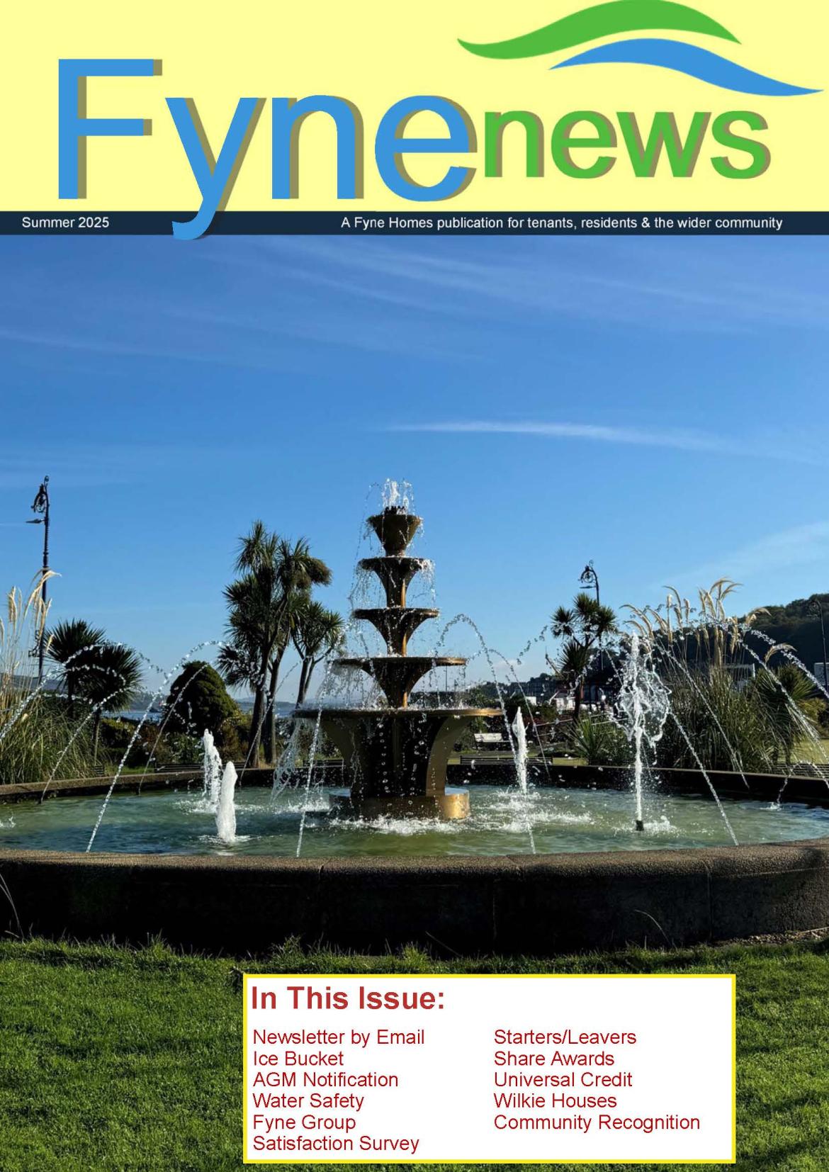 Fyne News Summer 2025 Front Cover